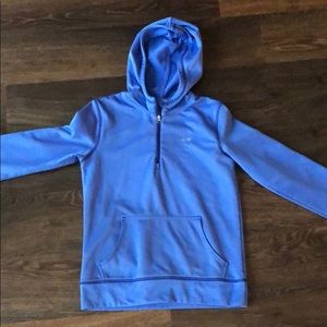 Blue Champion Half Zip Hoodie